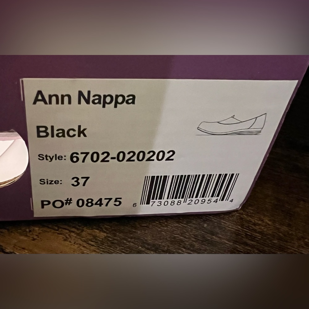 Dansko Ann Nappa black comforter shoes women’s Sz 37 - Picture 6 of 6